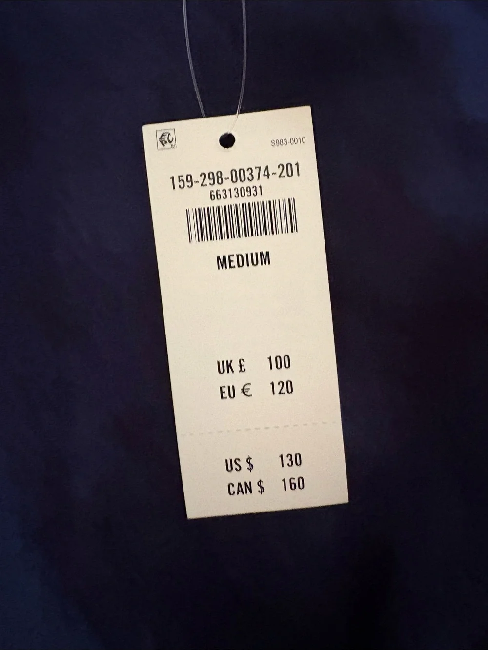 Abercrombie & Fitch Navy Slip Tie-Back Maxi Dress
